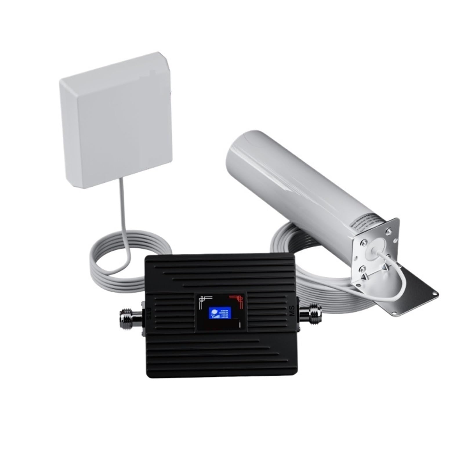 Kit Amplificatore Segnale Cellulare, Internet, Rete Omnidirezionale A 360°, 2G, 3G, 4G 900 1800 2100mhz Copertura più ampia(2600Mhz Band 7)