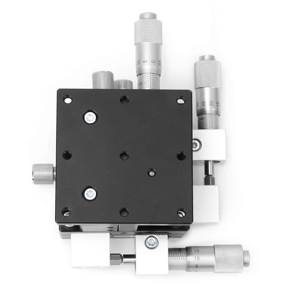 3-Axis Manual Linear Stage - Micrometer Precision Probe Holder With Magnetic Base (5 Micron Accuracy)