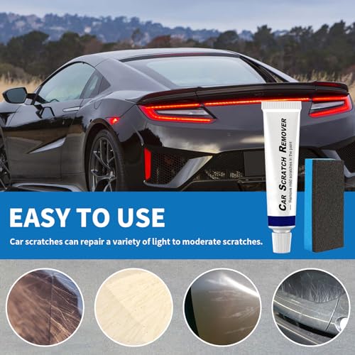 YANINEE 2 Stück Car Scratch Remover, Lackkratzer Entferner Auto für Autolack Kratzer Entfernen Wirbel Markierungen Abrieb Makel
