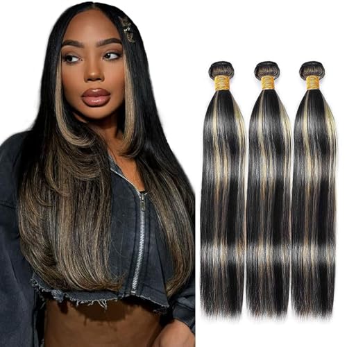 TARPION P1B27 Straight Bundles 24 26 28 Inch FB#27 Bundle Human Hair