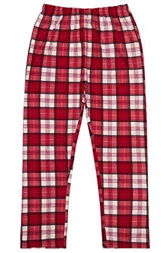 North 15 Ladies Plaid,Plush Fleece Pajama Pants With Drawstring Waist-L1305-Design3-3Xl #TOP1