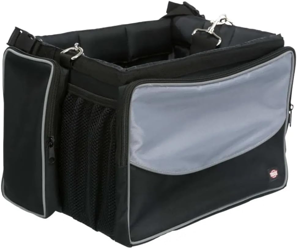 Trixie Front-Box for Bicycles, 41 x 26 x 26 cm, Black/Grey, 2.82 kg