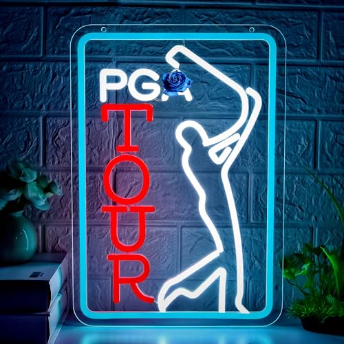 Golf Neon Sign Dimmable LED Golf Wall Light for Bedroom