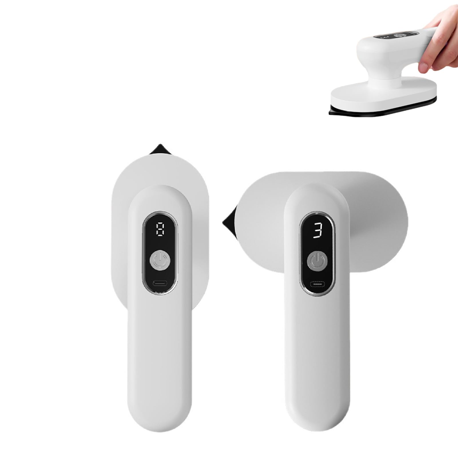 Fer à Repasser sans Fil pour Vêtements, Fer de Voyage Portable avec 3 Niveaux de Chaleur – Anti-rides à Chauffage Rapide, Batterie Rechargeable pour la Maison