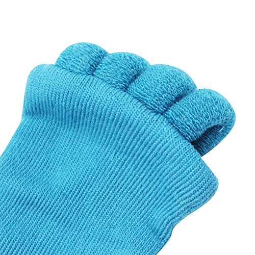 Aibearty 1 Pair Yoga Sport Gym Five Toe Separator Socks Foot Alignment Pain Massage Socks,Prevent Foot Cramps #TOP4