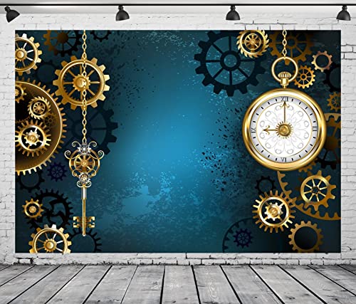 Fondo Fotográfico Tela Vintage Steampunk 12x10 pies BELECO miniatura 3