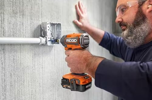 RIDGID 18V Cordless Impact Driver 1/4 in Brushless 3 Speed Variable Tool Only