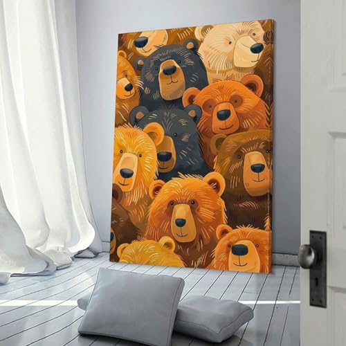 Décoration murale oursons mignons pour apaiser la chambre d'un bébé qui ne dort pas
