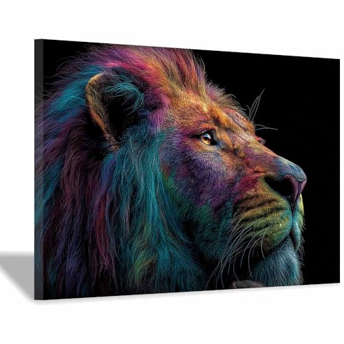 Toile lion de bureau à domicile pour créer une ambiance moderne unique