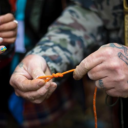 Miniatura 7 de TOUGH-GRID - Cuerda paracaídas de 340 kg, cuerda paracaídas 100% nailon Mil-Spec tipo IV utilizada por el ejército de Estados Unidos, ideal para