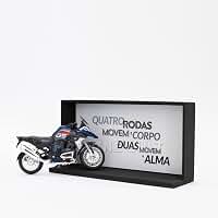 Miniatura Moto Big Trail Adventure R 1200 GS - Kit Motociclista