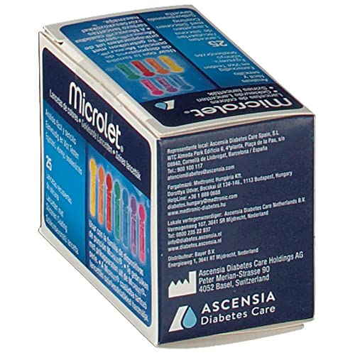 Microlet Colores 25 Lancetas
