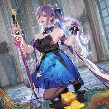 猫屋小舗　原神　コスプレ衣装　刻晴　海灯祭　霓裾の舞　難あり 猫と三丁目 原神 コスプレ 刻晴 コクセイ 新スキン 霓裾の舞 衣装