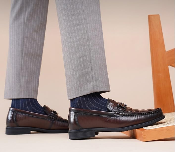 Men's Dress Shoes Large Size Genuine Leather Loafers Shoes Comfortable Casual Driving Oxfords Shoes for Men2