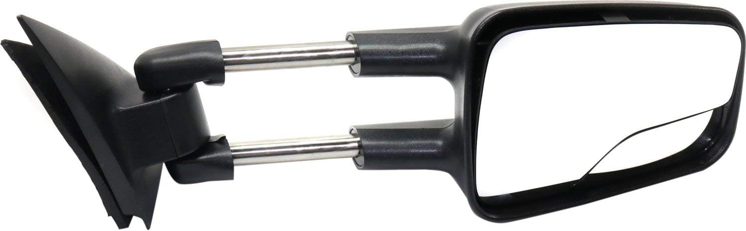 Kool Vue Passenger Side Non-Electric Towing Mirror for Chevrolet Silverado 1500 GMC Sierra 1500 1999-2006 Textured Extended Cab & Standard Cab