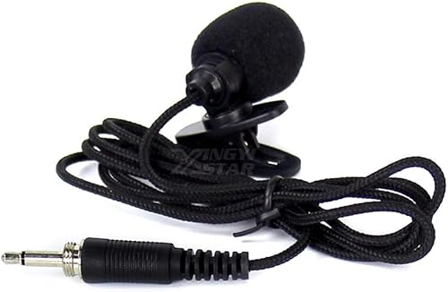 Mikrofon Professionelle Microfone Lapela Krawattenklammer Lavalier Mikrofon 3 5 Schraubverschluss Revers Mic Mike FA r Dslr Kamera Uhf Wireless System  Schwarz