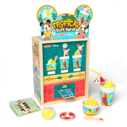 Melissa & Doug Disney Tropical Soft Serve Play Food Kitchen Toy