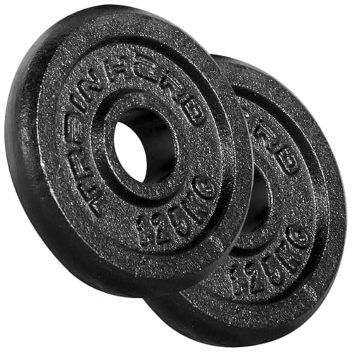 Train Hard® Hantelscheiben Paar Set, 2x1.25/2x2.5/2x5/2x10/2x15kg,30/31mm...