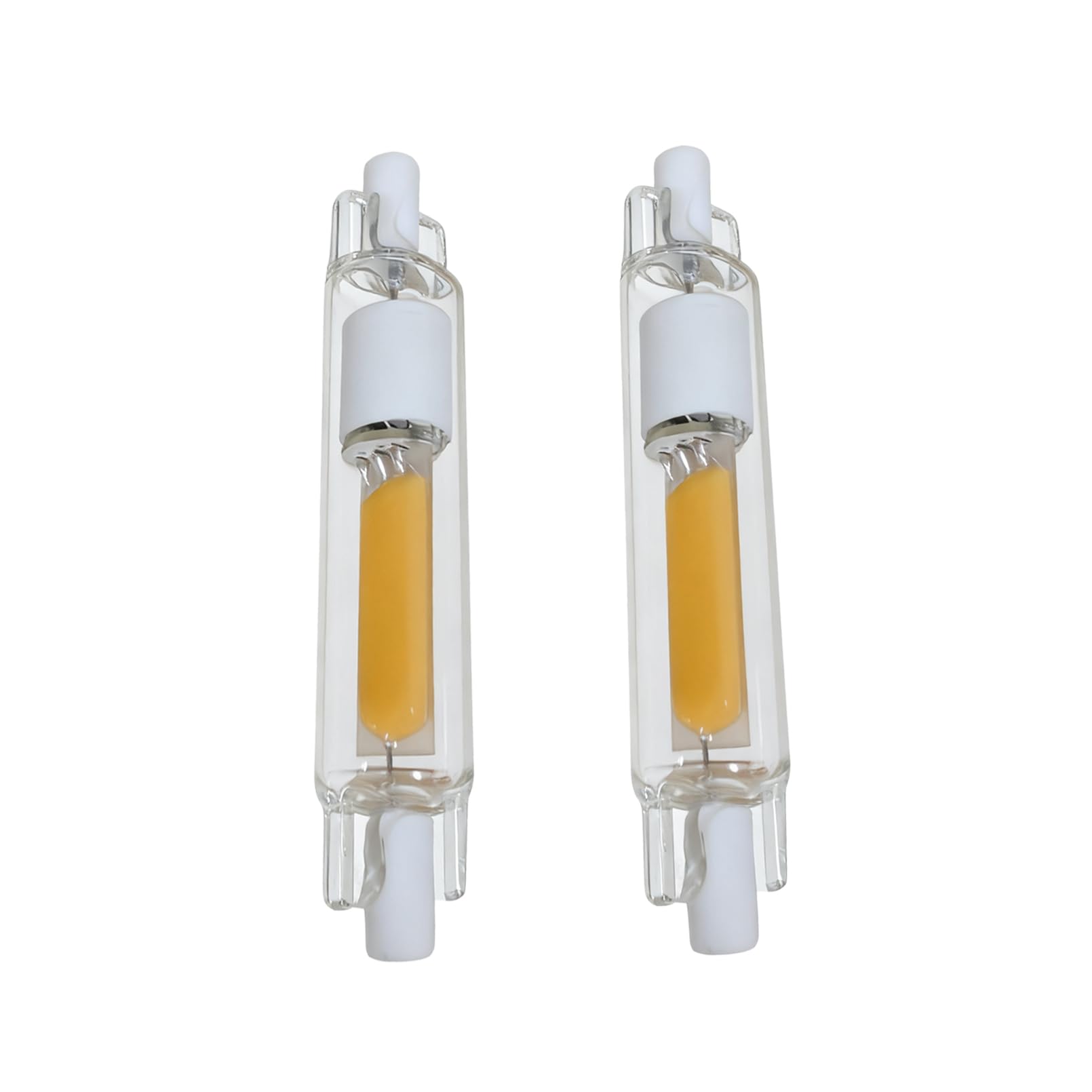 Aseoacc R7S LED 78mm Dimmbar 20W COB Lampen Warmweiß 3000K 2000LM, Ersatz für 200W J78mm Halogenstab, 220-240V,360°Abstrahlwinkel, Beleuchtung für Zuhause/Außenbeleuchtung, 2 Stück