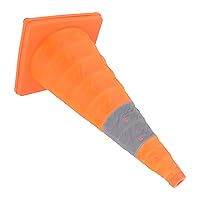 Vista 6 de Conos de tráfico plegables con collares reflectantes, cono naranja de seguridad desplegable multiusos con base rellenable para entrenamiento