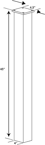 Miniatura 7 de Mail Boss 7125 Buzón de montaje en el suelo, poste blanco alpino