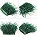 THARAHT Blackish Green Ostrich Feathers Trim Sewing Fringe 2Yard 4-6inch for DIY Dress Sewing Craft Clothing Latin Wedding Dress Decoration Ostrich Feather Trim