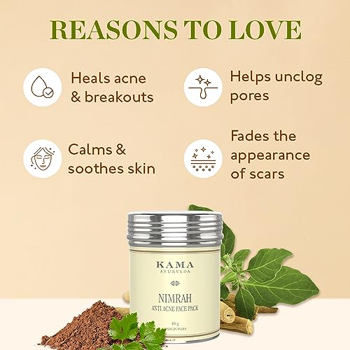 Kama Ayurveda Nimrah Anti Acne Face Pack, 40g