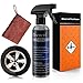 Wheel and Tire Cleaner - Premium Rim & Tire Spray , Safe for all Wheels and Rims - Restores Shine & Clears Stains - Polished, Painted Alloy, Chrome Wheels