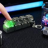 【Outil compact de soulagement du stress】Conçu avec un retour tactile net, le clavier Fidget offre une expérience de frappe satisfaisante pour calmer les nerfs, aidant les utilisateurs à rester calmes, que ce soit à leur bureau ou en profitant de moments de détente en plein air.