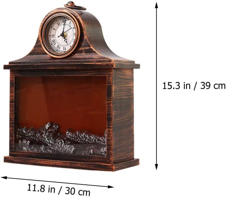 Alipis 1pc Decorative Fireplace Lamp Realistic Flame Effect Simulation Fireplace Light for Home Decor for Christmas and Living Room Ambiance