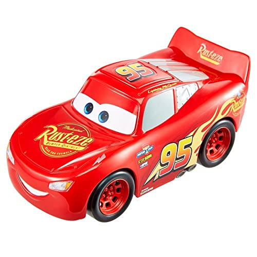 Disney Gxt29​ And Pixar Cars Track Talkers Lightning Mcqueen, 5.5-In, Authentic Favorite Movie Character Sound Effects Vehicle, Fun Gift For Kids Aged 3 Years And Older, Multicolor #TOP6
