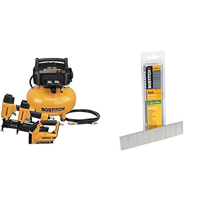 Buy BOSTITCH Air Compressor Combo Kit, 3Tool (BTFP3KIT) & 18 Gauge