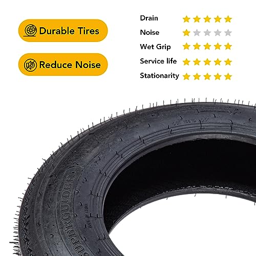 STMHOM 5.30-12 Trailer Tires Set of 2, 6PR Load Range C, Deep 6mm Tread, 12-Inch Radial Replacement, Durable for Utility, Boat, Camper, Cargo Trailers