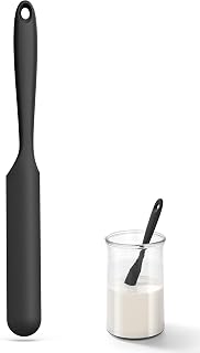 U-Taste Slim Silicone Spatula:315℃ Heat Resistant Flexible Glass Spatula with Long…