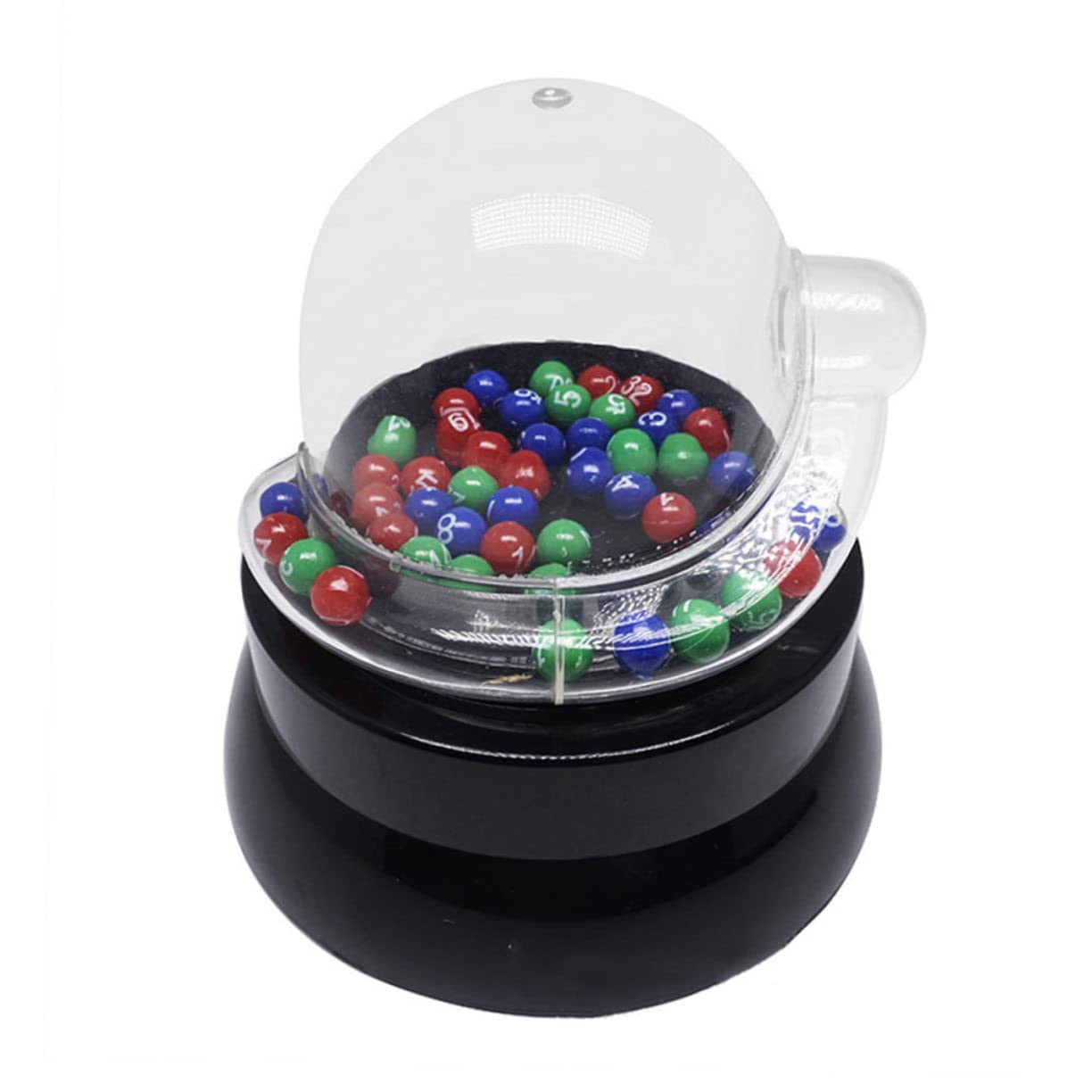 ifundom Machine à Loto Machine à Boules de Loterie pour Âges Variés Design Transparent Résultat Équitable Jeux de Société et Karaoké