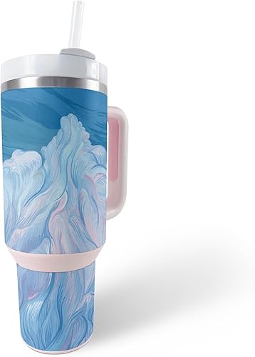 Vista 34 de MightySkins Skin - Vaso de vinilo compatible con Stanley The Quencher H2.0 FlowState de 40 onzas, DRT, protectora, duradera y única, fácil