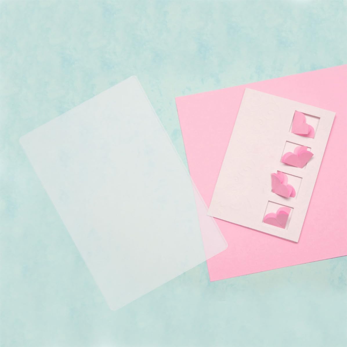 2pcs Acrylic Cutting Plates for Embossing Machines
