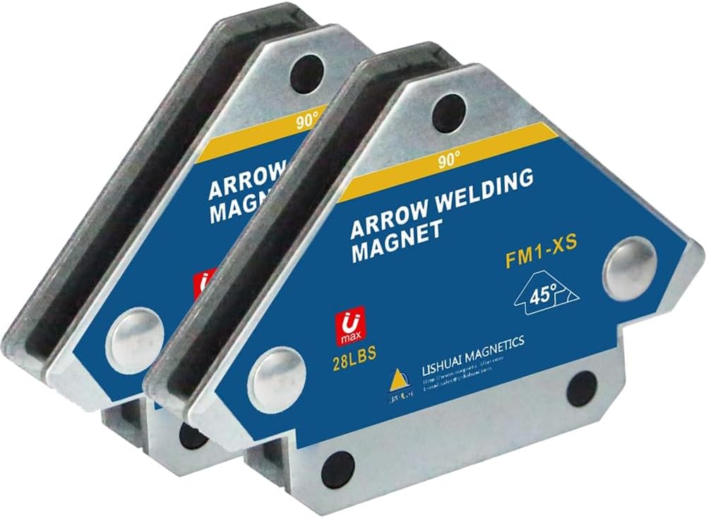 2pcs 12.5KG Magnetic Welding Holders Angle Solder Arrow Magnet Weld Fixer Positioner Ferrite