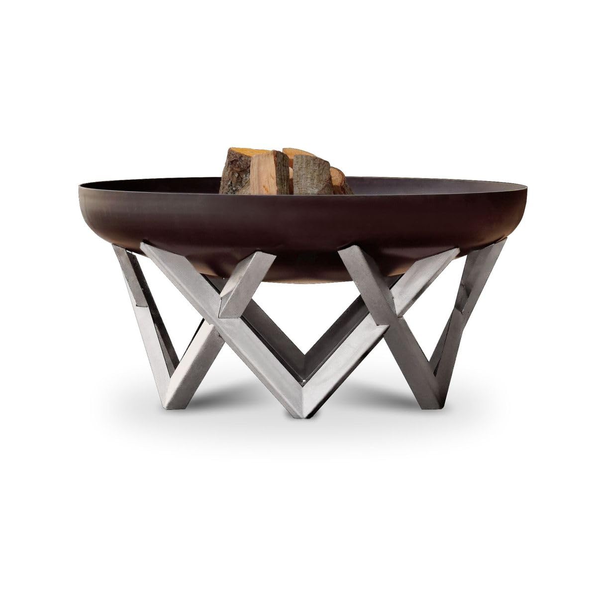 Xanie Design Feuerschale Focus L Feuerkorb Grillschale | Zeitloses Design