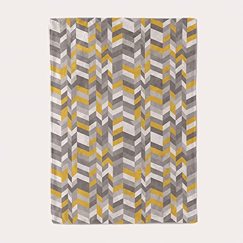 Plaid polaire géométrique en flannel isolant et doux pour protéger votre canapé - 7