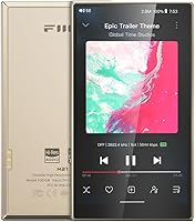 FiiO M21 Android 13 Hi-Res MP3 Player: Snapdragon 680, Quad CS43198 DACs, 950mW Desktop Mode, LDAC Bluetooth (Titanium Gold)
