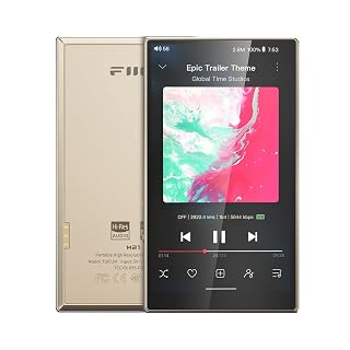 FiiO M21 Android 13 Portable Music Player MP3 Snapdragon 680 4* CS43198 DAC Chips Hi-Res Audio DSD Bluetooth LDAC (Titanium Gold) - Amazon product rated Grade A