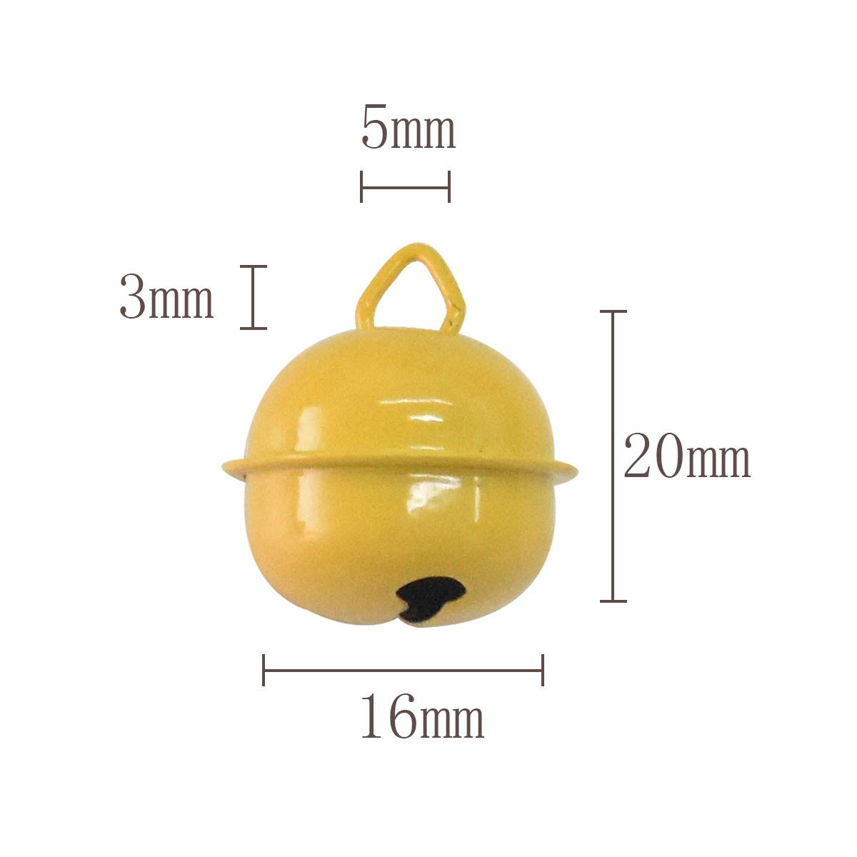 Jinlaili 16PCS Pendentifs Grelots pour Collier de Chien ou Chat, 22mm Adorable Cloches pour Animaux de Compagnie, Pendentifs en Métal, Cloches de Noël
