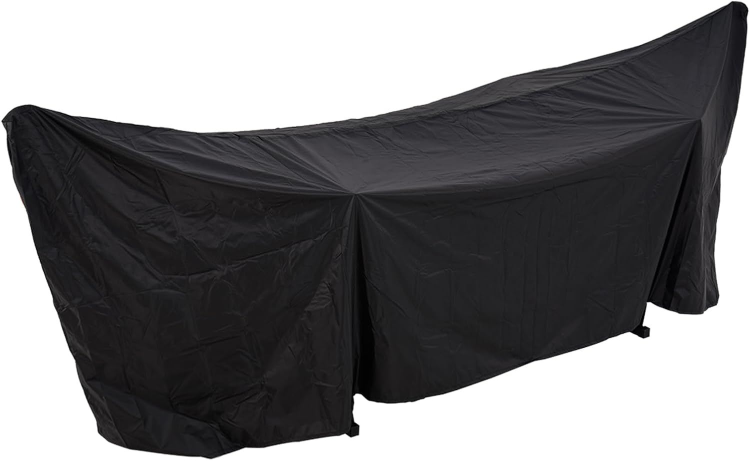 Lazy Daze Hammocks 420D Oxford Waterproof Hammock and Stand Cover, All-Weather Outdoor Protector with Securing Buckles Straps & Elastic Rope, UV and Dust Resistant, Fits 11-12FT Stands, Black