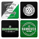 Hannover 96 Untersetzer 4er-Set