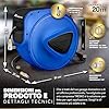 TRESKO® Avvolgitubo Aria Compressa 20 mt con Tubo | Avvolgitubo Pneumatico attacco 1/4" | Dispositivo di Arresto Automatico e Riavvolgitore Automatico, Blu