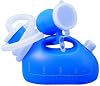 Men's 2000ML Male Urinal Potty Pee Bottle Collector with 1.3M Tube (New Blue)