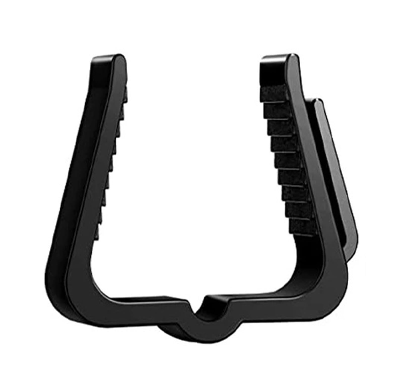 Baynopurin Black Outdoor Light Hook 10Pcs Weatherproof Holiday Light Clips Outdoor Hooks Christmas Fascia Boards Hanger For Party Decoration Roof Gutter Fence Eave(Black)