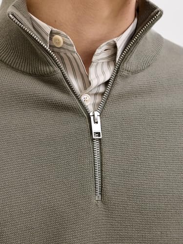 JACK & JONES Jprblamilano Spring Knit Half Zip Sn – Ansicht 6