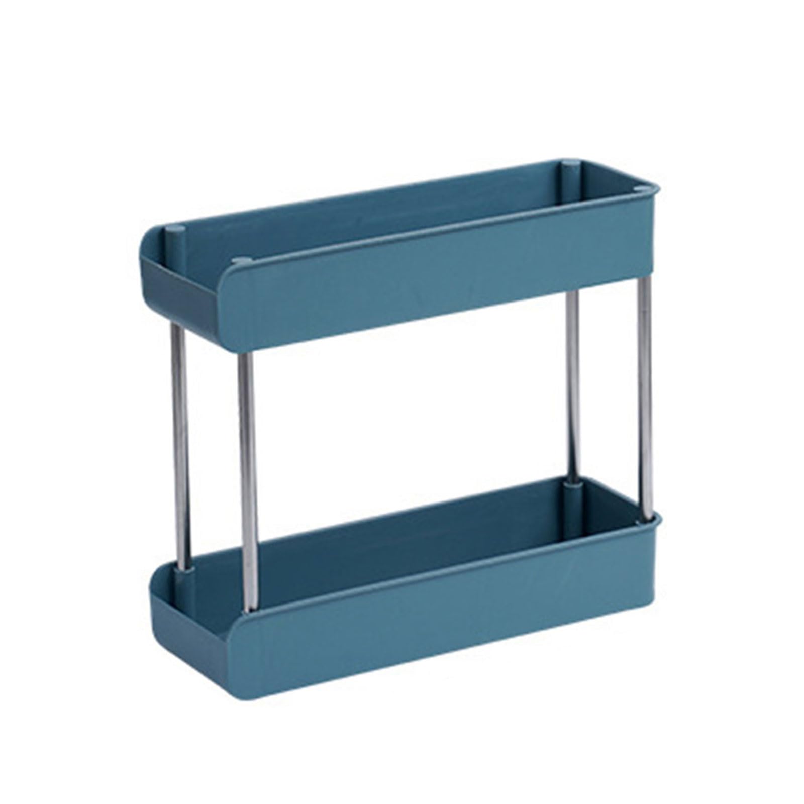 Xinsheinelry Layered Kitchen Trolley Rolling Kitchen Trolley with Multiple Layer and Cup Holder for Home Organization Rolling Organizers
